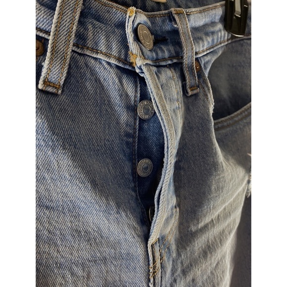 Levi’s Wedgie Fit Straight Leg High Waisted Jeans - Picture 9 of 14